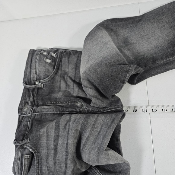 Judy Blue Los Angeles Women's Gray Wash Distressed Skinny Jeans Size 14W - Picture 6 of 9